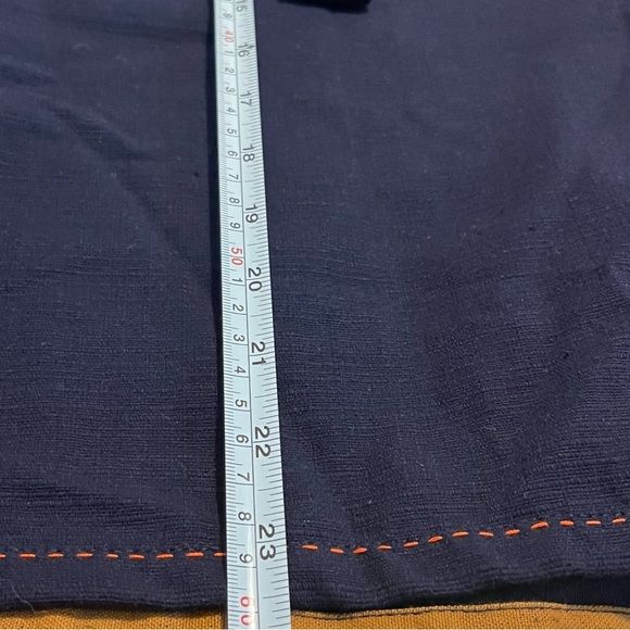 Chitralada Navy and Multicolor Patterned Women's Top - Picture 7 of 8